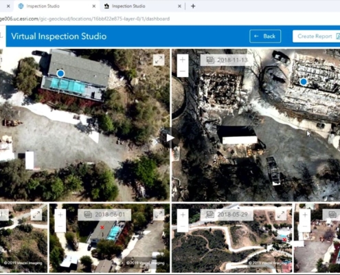 GIC imagery in Esri's Virtual Inspection Studio