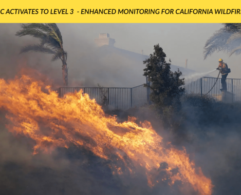 GIC monitors California wildfires