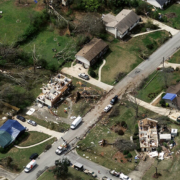 Tornado damage in Birmingham, Alabama