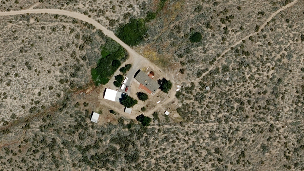 Beckwourth, California Aerial Image Before Fire